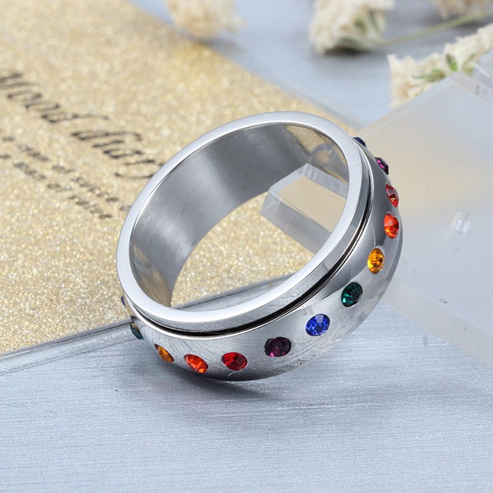 Spinning Crystal Ring